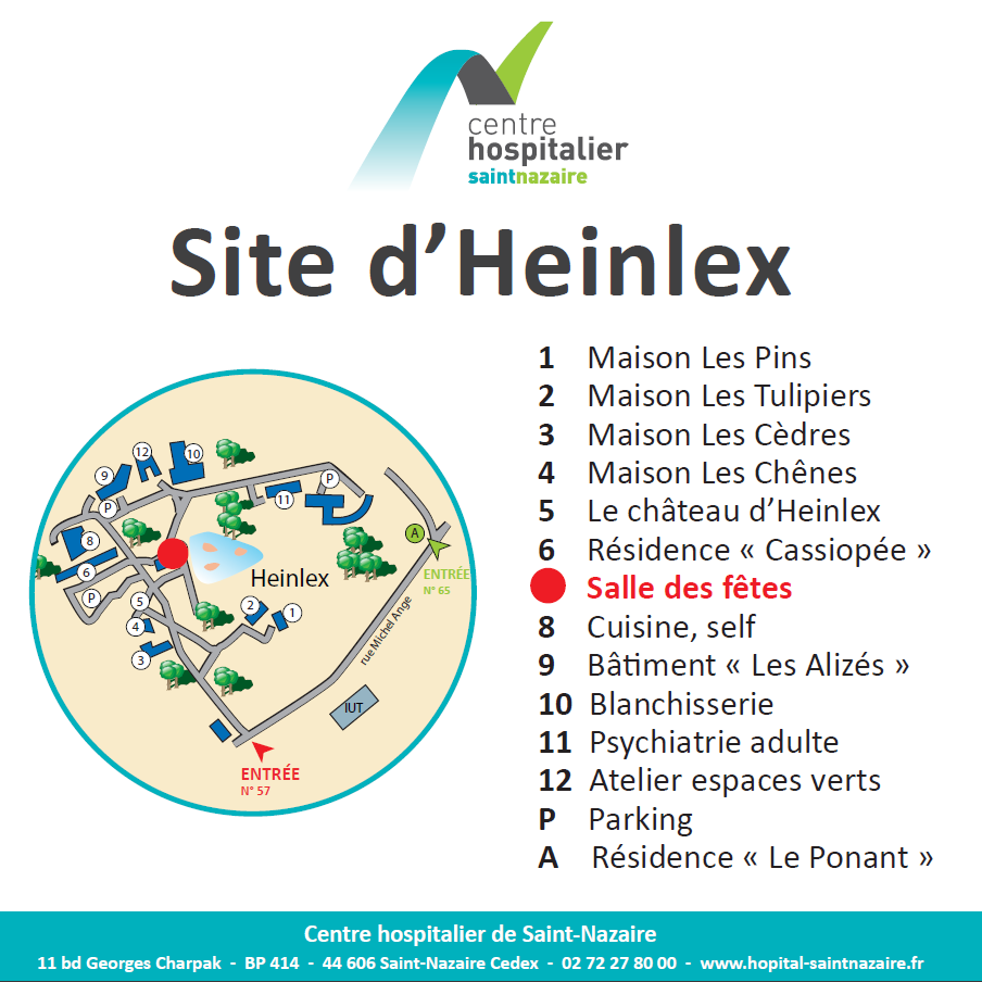 Plan d accés à la salle HEINLEX