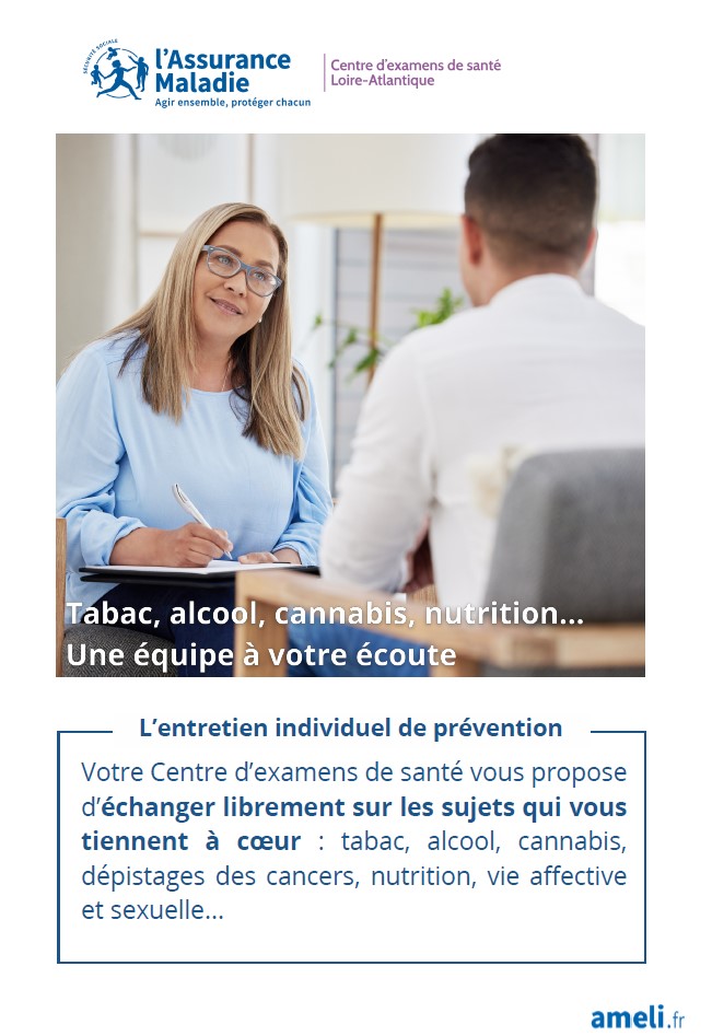 tabac, alcool, cannabis, dépistages des cancers, nutrition, vie affective et sexuelle